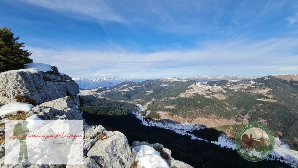 Forte Verena - escursione - ciaspolata cima Verena
